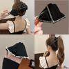 1PC Hairpin Female Elegant Light Luxury Disc Hair Grab Clip Triangular Clip Versatile Large Shark Clip Headdress