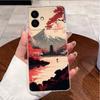 Phone Case For Samsung Galaxy S26 Edge Bumper Soft Silicone TPU Clear Casing Ins Style Flower Floral Painted Shockproof Cover