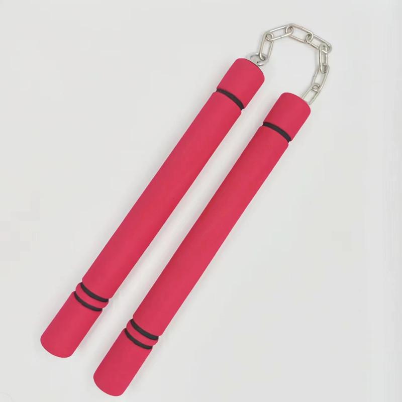 Beginner Practice PVC Sponge Nunchaku - Multi-Color Taekwondo Martial Arts Stick