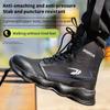 Fashion  High Quality Work Boots Luxury Safety Shoes Men Puncture-Proof Work Shoes Sneakers Steel Toe Indestructible Shoes