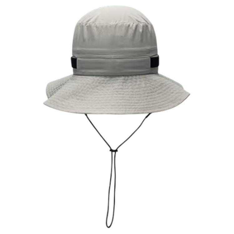 Anta Outdoor Series Letter Logo Print Fisherman Hat Unisex Hats Stylish-Gray 192526281-2