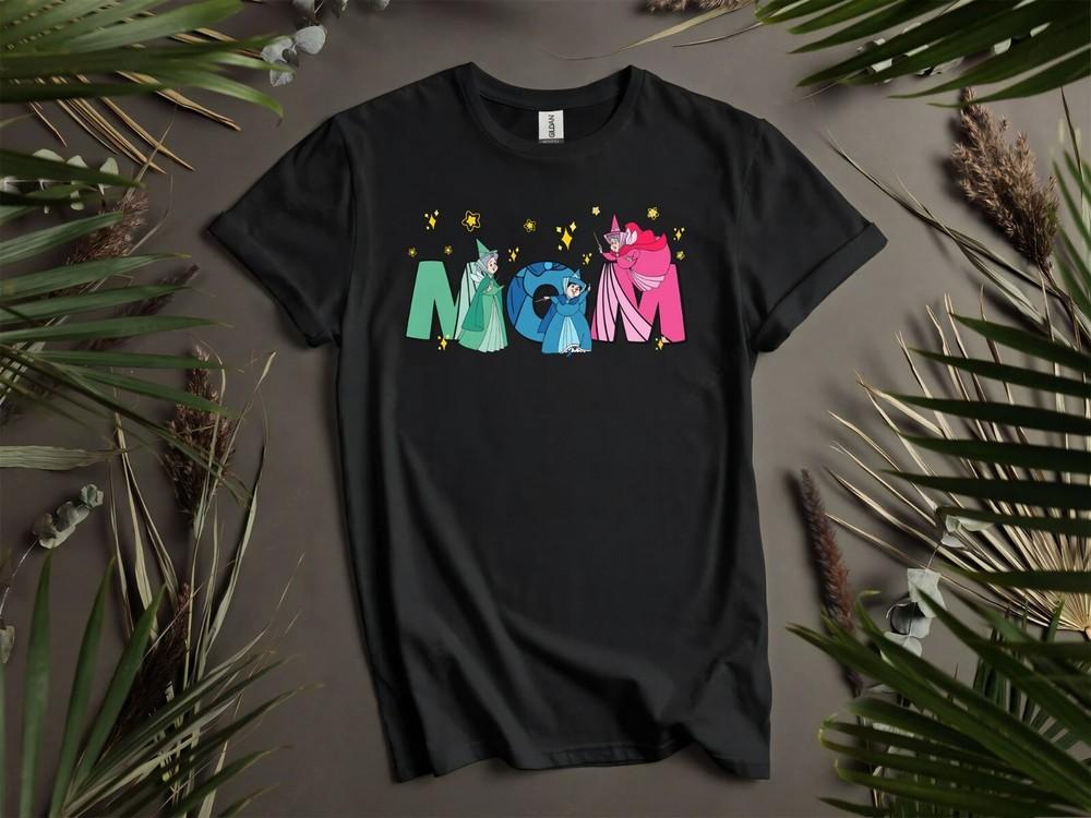 

Спящая красавица Мама Добрые феи Флора Толстовка Футболка Мужская Женская Унисекс AD667 3XL