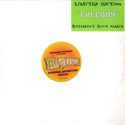 12-Zoll Schallplatte MIDNIGHT EXPRESS - Freedom YO1002 GELBORANGE 1998 US Dance & Electronica Gebraucht