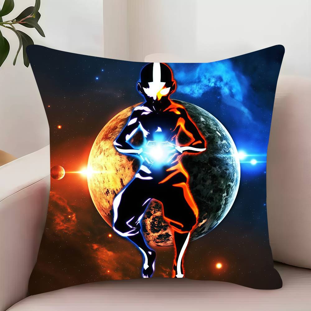 MINISO A-Avatar The Last Airbender Pillow Case Decor Protective Covers Comfortable soft for Sofa Living Room Home office