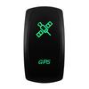 Boat Car Rocker Switch 12V/24V Waterproof Green Led SPST DPDT 20A for ARB/CARLING/NARVA/4x4 Pickup Truck JCB Machine Relays 5