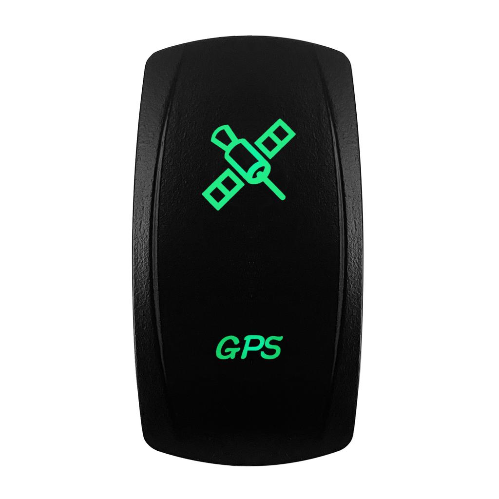 Boat Car Rocker Switch 12V/24V Waterproof Green Led SPST DPDT 20A for ARB/CARLING/NARVA/4x4 Pickup Truck JCB Machine Relays 5