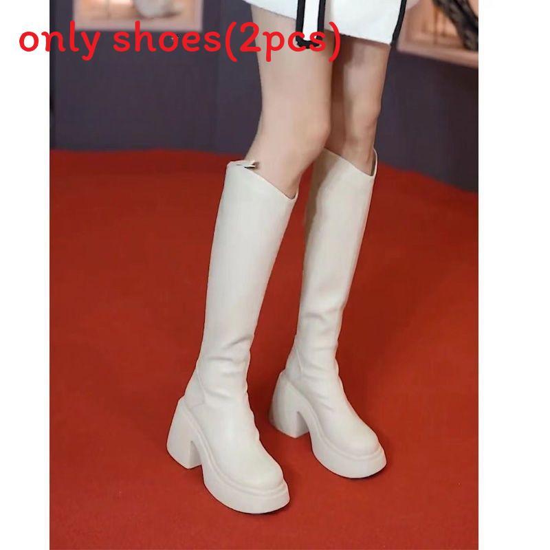 Martin Boot Women Thick Heel Waterproof Platform Fashion Ankle Boots For Winter