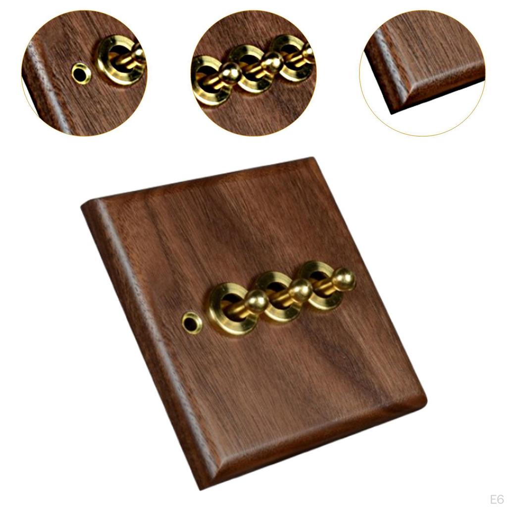 Placă, Semn de ieșire din lemn, design vintage, întrerupător cu pârghie din alamă, placă decorativă de perete pentru cafeneaua hotelului