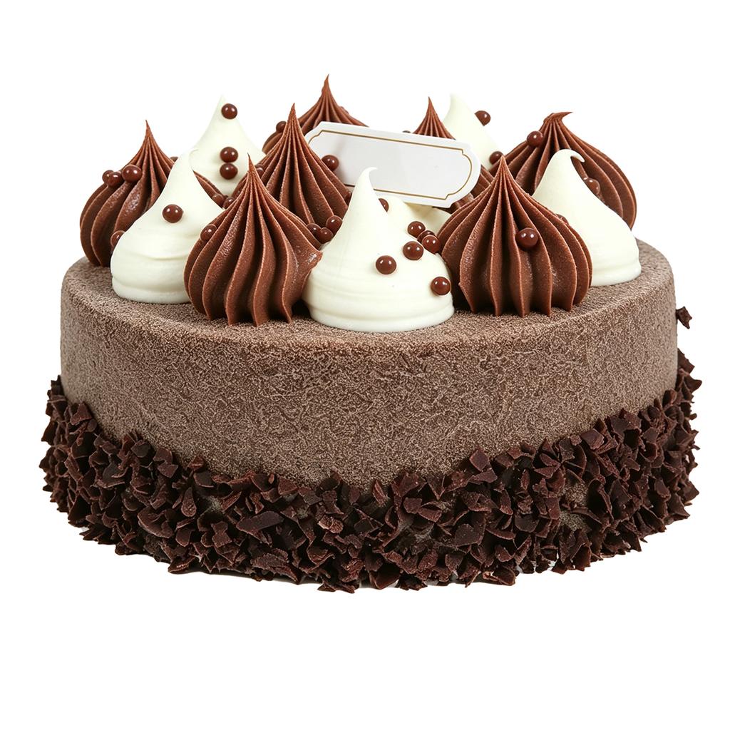 Nep Taart Model 4 Inch Multifunctioneel Realistisch Chocolade Room Verjaardagstaart Display Prop 1 ST