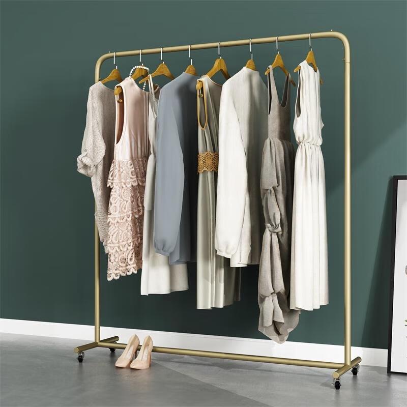 HANDUNYOU Mobile Single-Pole Garment Rack