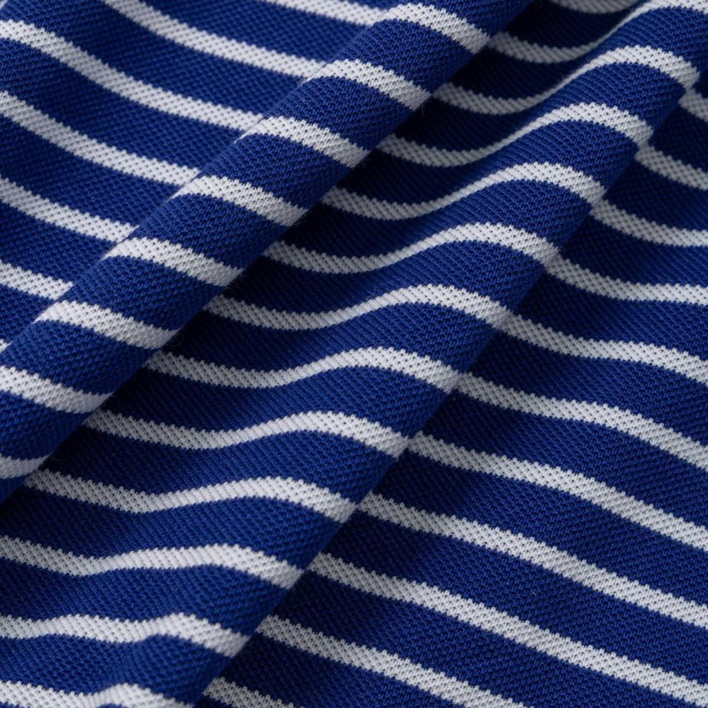 Nike Blue And White Striped Versatile Comfortable Short Sleeve Knit Top Men Tops 727690-455