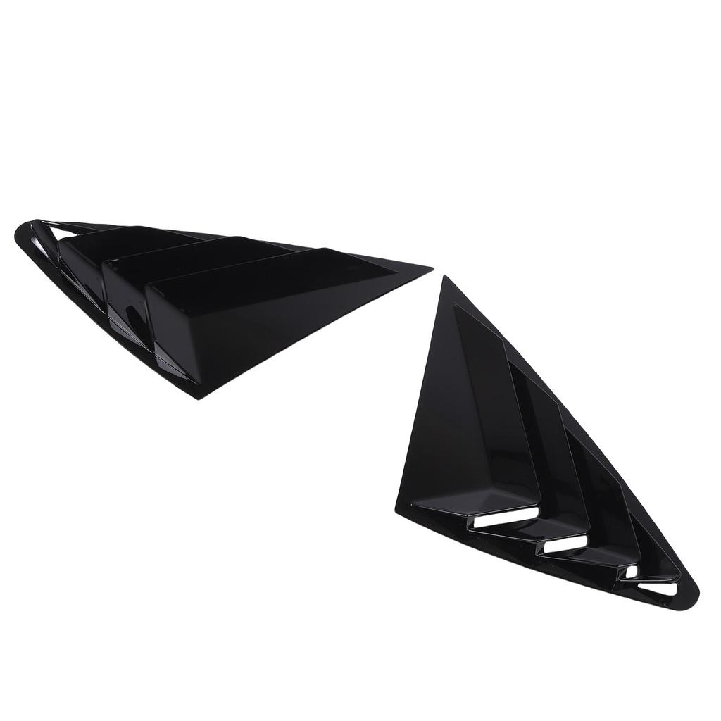 Pair of Rear Side Window Louver Air Vent Left Right Rear Window Shutter Cover Trim Replacement for GLC Coupe C254