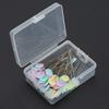 100pcs Flower Head Sewing Pins Flat Head Straight Quilting Pins for Sewing   Projects