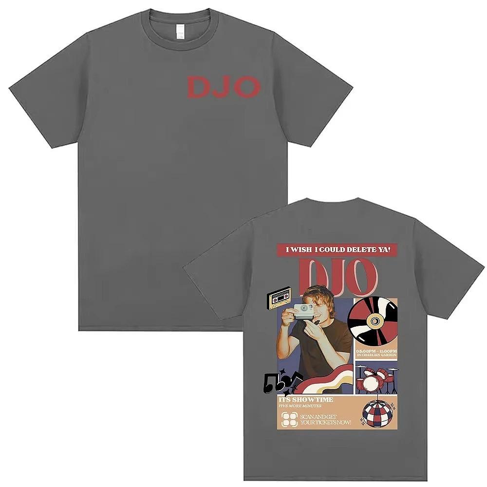 Djo Back on You Tour 2026 Music Concert T Shirt Joe Keery New Fans Gift T-shirts Men Women Harajuku Cotton Fashion Tshirt