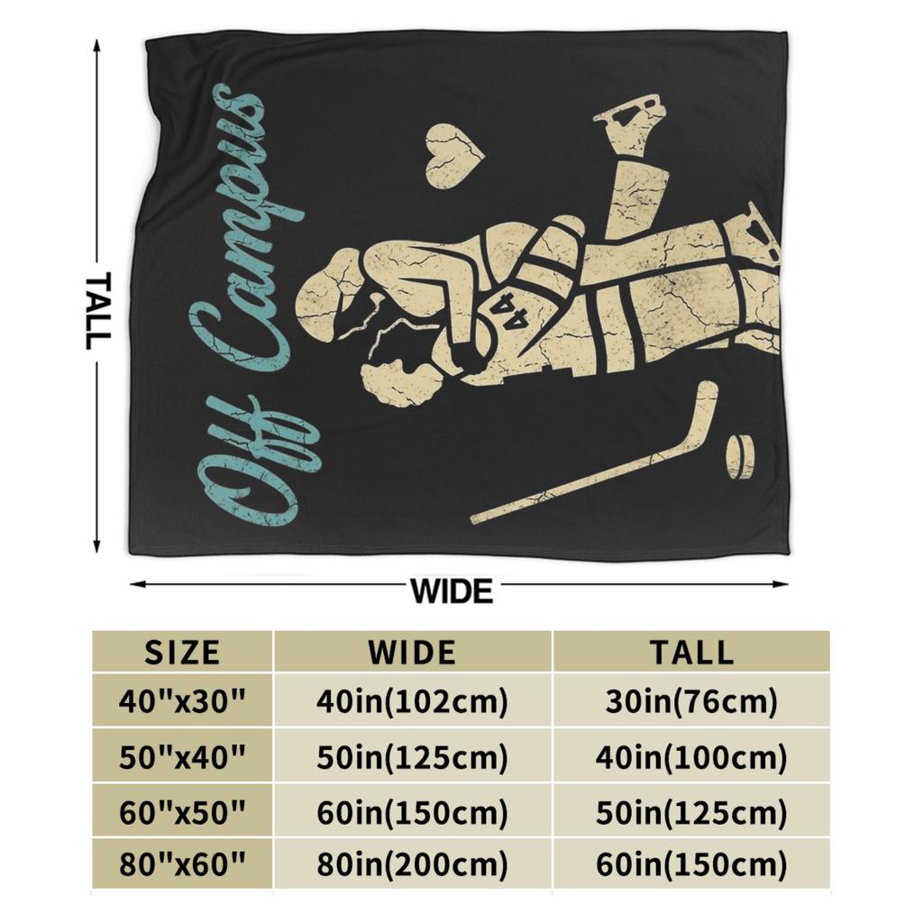 Off Campus Hannah and Garrett  Blankets  Flannel Throw Blanket Summer Air Conditioning Soft Warm Bedspreads,