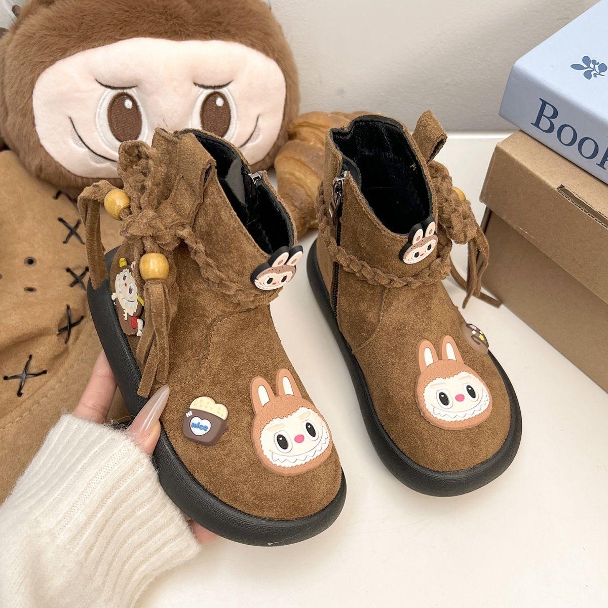 

Girls Fashionable Princess Ankle Boots, Children s Retro and Cool Boots 26