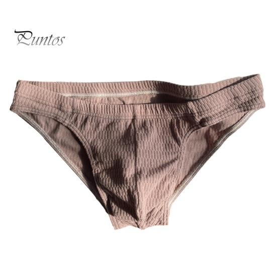 Moisture Management Underwear Men Cotton Briefs, Solid Color Breathable Underpants, Elastic Waistband, Everyday Essential Soft Wicking Briefs