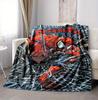 Custom Name Spider-Man Adventures Flannel Blanket Throw Blanket Soft Warm Sofa Bed Decor Unique Gift