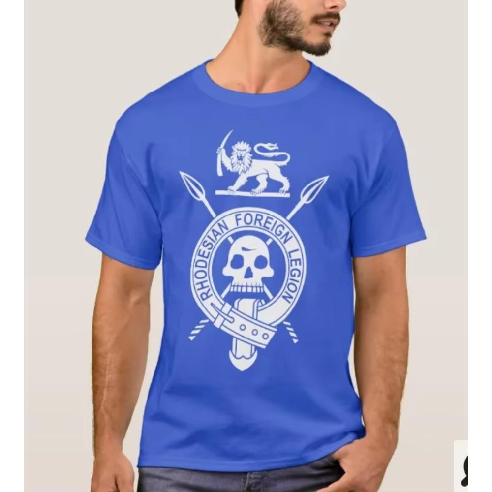 Rhodesisk Fremmedlegion Lett Infanteri RLI Veteran T-skjorte Ny 100% Bomull Rund hals Kortermet Casual Herre T-skjorte Størrelse S-3XL