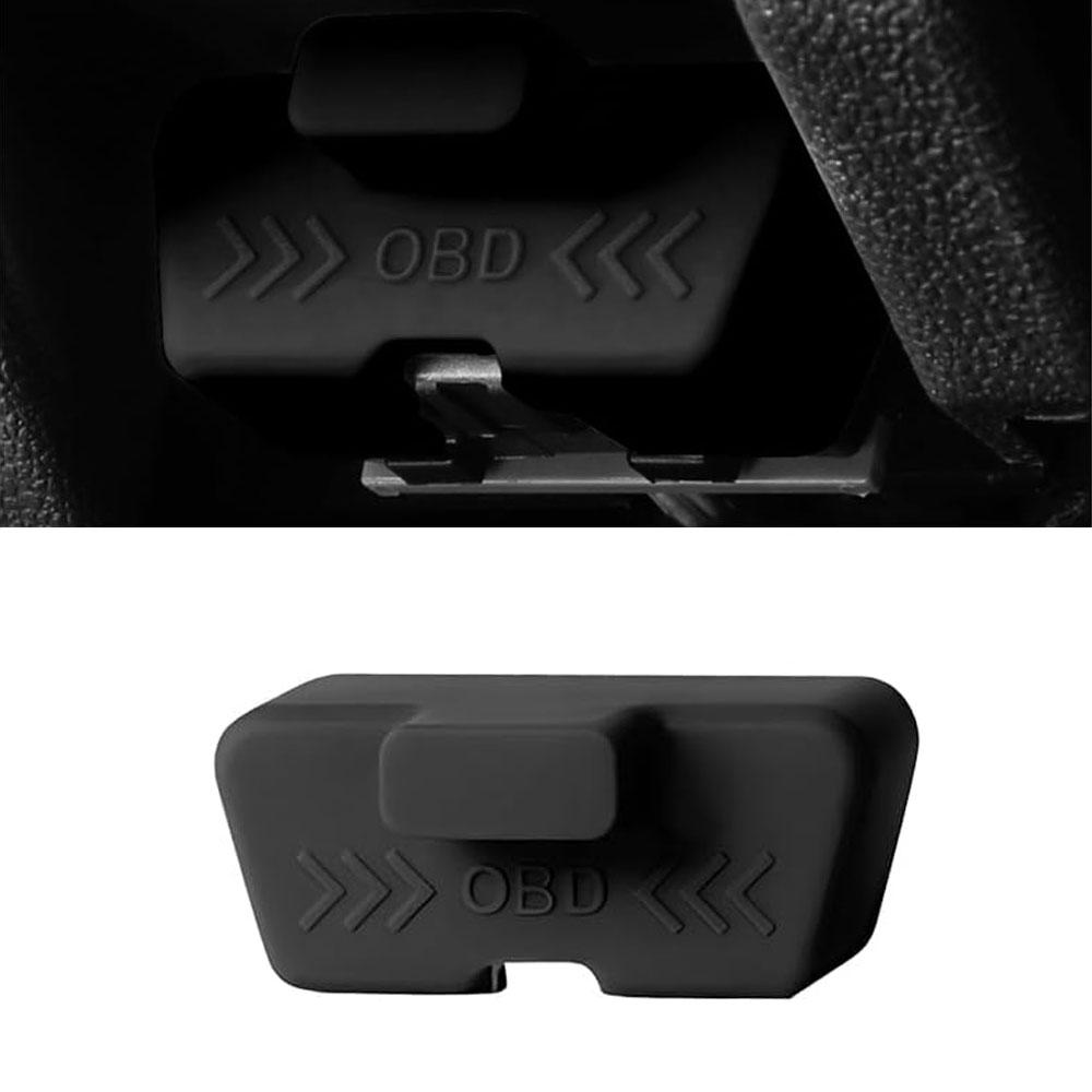 For Tesla Model YJuniper 2025 Model 3 Highland OBD Diagnostic Connector Cap Silicone Vehicle Port Dust Protector Automotive OBD