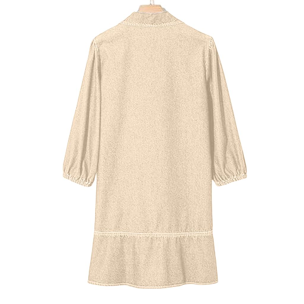 Women's Fashionable Loose V-neck Dress