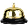 Gold table bell 8.5x6 cm