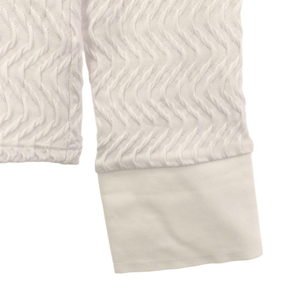 unused NARACAMICIE Jacquard Long sleeve shirt white Tagged Women Used