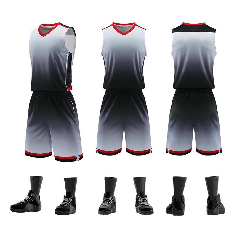 Customizable Men's and Women's Breathable Basketball Training Camp Jersey & Shorts Set