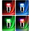 Car Hub Ambient Light Bicycle LED Tire Lights Universal Car Neon Lamp Valve Cover Lights Tire Colorful Flashing Bulb Decoration