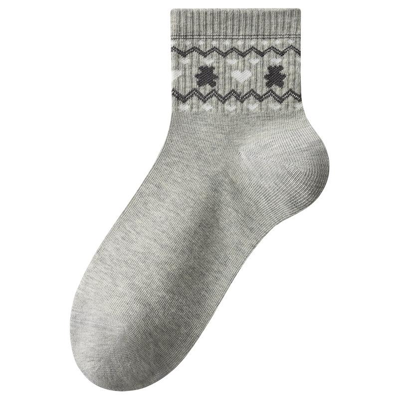 Sock Cotton Short Socks Pure Cotton White Boat Socks Summer and Spring All-cotton Socks