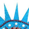 Couronne Festives Déesse Liberty Bandeaux d'Halloween pour Femmes Headpiece Cosplay pour Parades et Rassemblements Communautaires