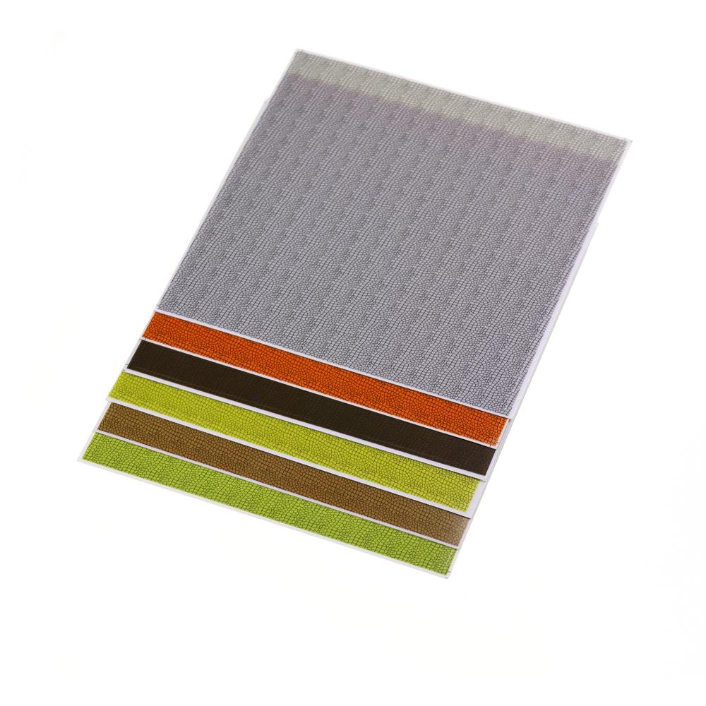 Matériau d'aile d'insecte réaliste - Biomimétique et imperméable - Enveloppe corporelle pour le montage de mouches - Pour les nymphes, les éphémères, les plécoptères, les leurres de pêche pour la truite et l'ombre