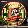 Metal Tin Sign Retro Art 20x20cm Home Wall Decor