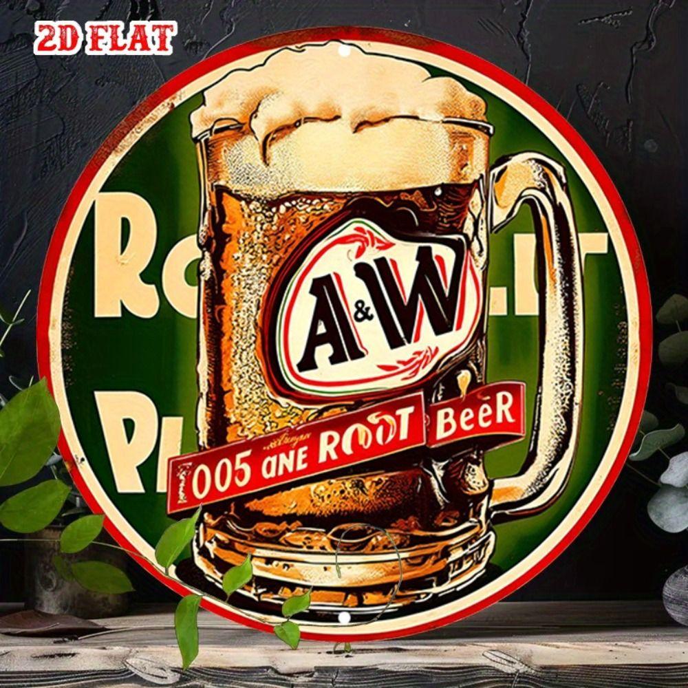 Metal Tin Sign Retro Art 20x20cm Home Wall Decor