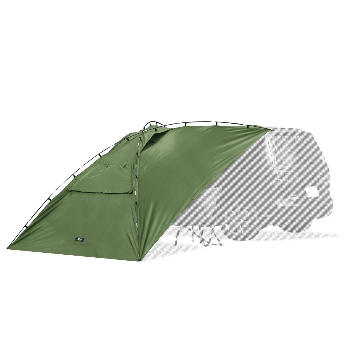 

FIELDOOR Автомобильный боковой тент Легко устанавливается на присосках, автомобильный спальный тент днем [хаки], крючки, тент, кемпинг, автомобиль, кемпинг,