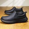 Herren Freizeit-Slipper aus Leder - Weiche Sohle & Obermaterial, Ideal für Menschen mittleren Alters und ältere Menschen.