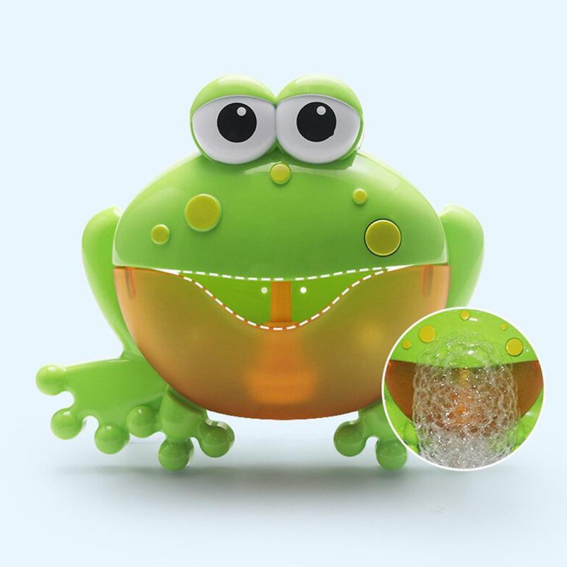 Baby Bath Toys Bubble Machine Crabs Frog Whale Music Kids Bath Toy Bathtub Soap Automatic Bubble Maker Bathroom Toy For Children