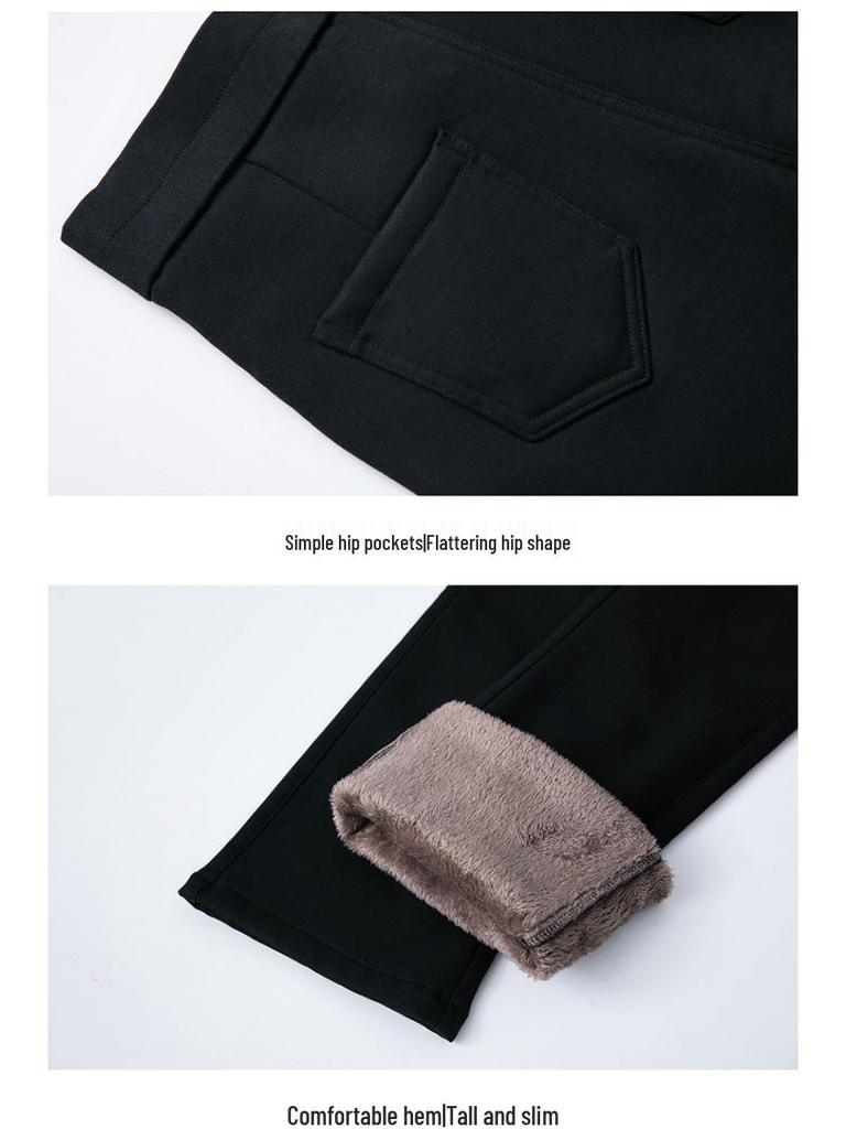 Women's Black High-Waisted Micro-Flare Jeans - 2024 Autumn Fashion, Versatile Stretch Slimming for Middle-Aged Moms.