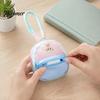 Lightweight Polyester Change Holder Small Coin Purse, Macaron Style Mini Backpack Pendant with Lanyard, Compact Storage Case for Keys Pouch