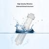 Bidet-Toilettensitz Wasserfilter Einfache Installation Wasserhahnfilter Ungehinderter Wasserfluss Mehrschichtige Filtration Badezimmerzubehör