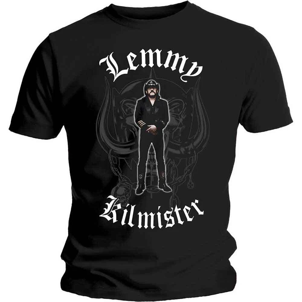 Rockoff Trade Men s Lemmy Kilmister Memorial Statue T-Shirt, Black, Large L