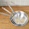 Akao Aluminum DON Frying Pan, 24cm, Aluminum Alloy, with Aluminum Die-Cast Handle, Made in Japan, AHL24024