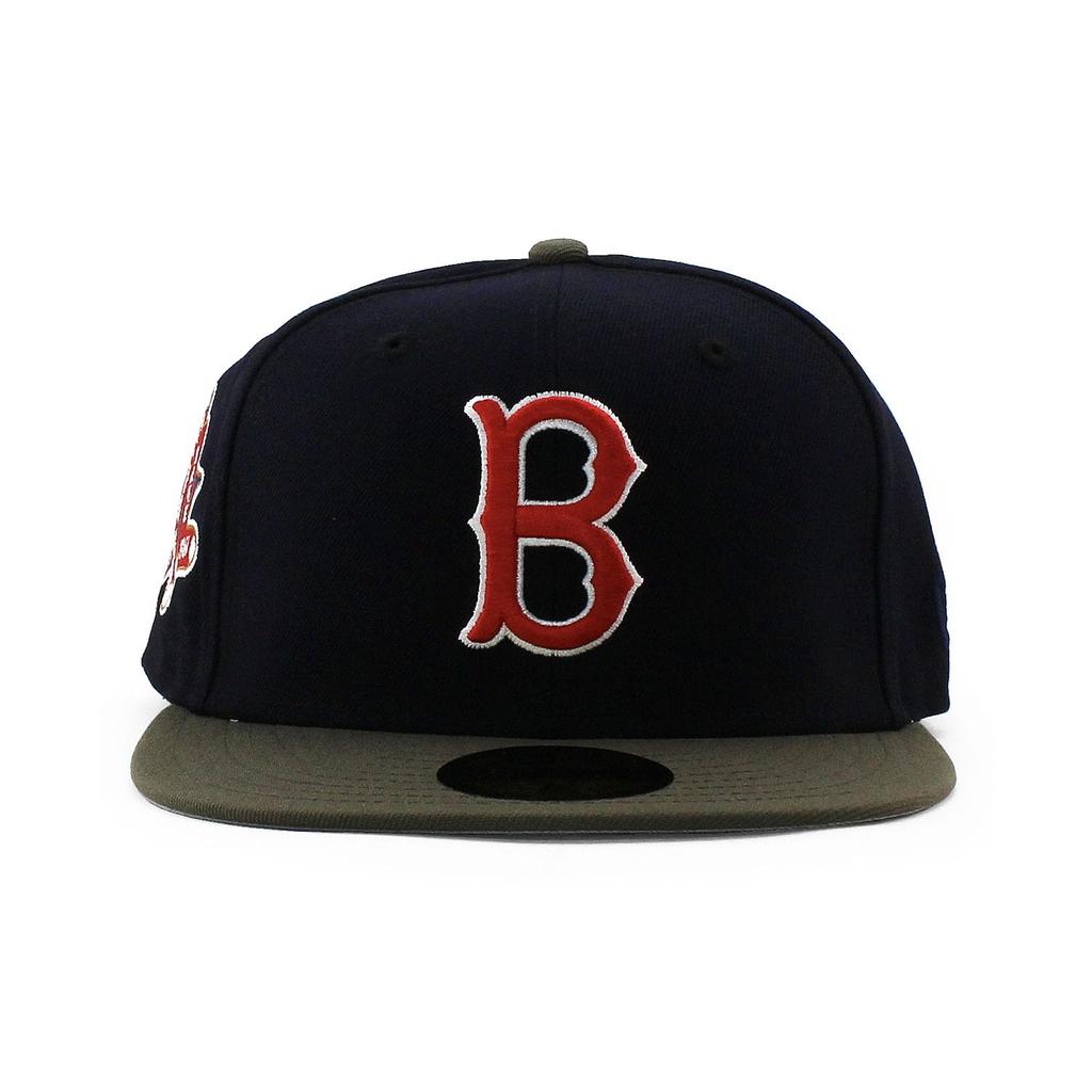 [New Era] Trendy color brim cap 59FIFTY Boston Red Sox MLB 1961 ALL STAR GREY BRIM BOSTON RED SOX hat 5950 side patch Sz7-38 [Used]