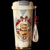 RELEA Bear Afternoon Tea Insulated Dual-Drink Straw Cup