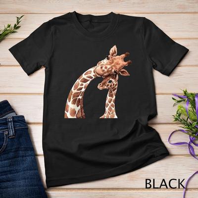 T-shirt Maman Girafe Amour; Protégez la Girafe T-shirt Unisexe
