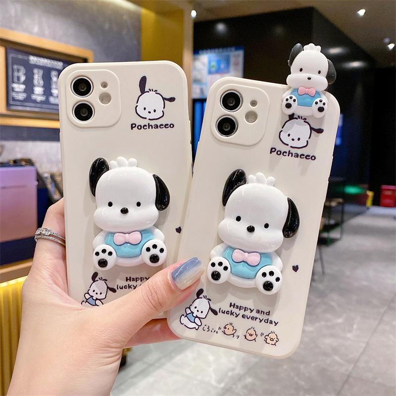 The new model is suitable for Samsung S26Ultra mobile phone case A73 lying Pacha dog A17 cute cartoon cover tide