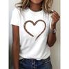 Round neck T-shirt design with casual and fashionable patterns