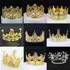 Gold Alloy Children's Birthday Cake Crown Decoration