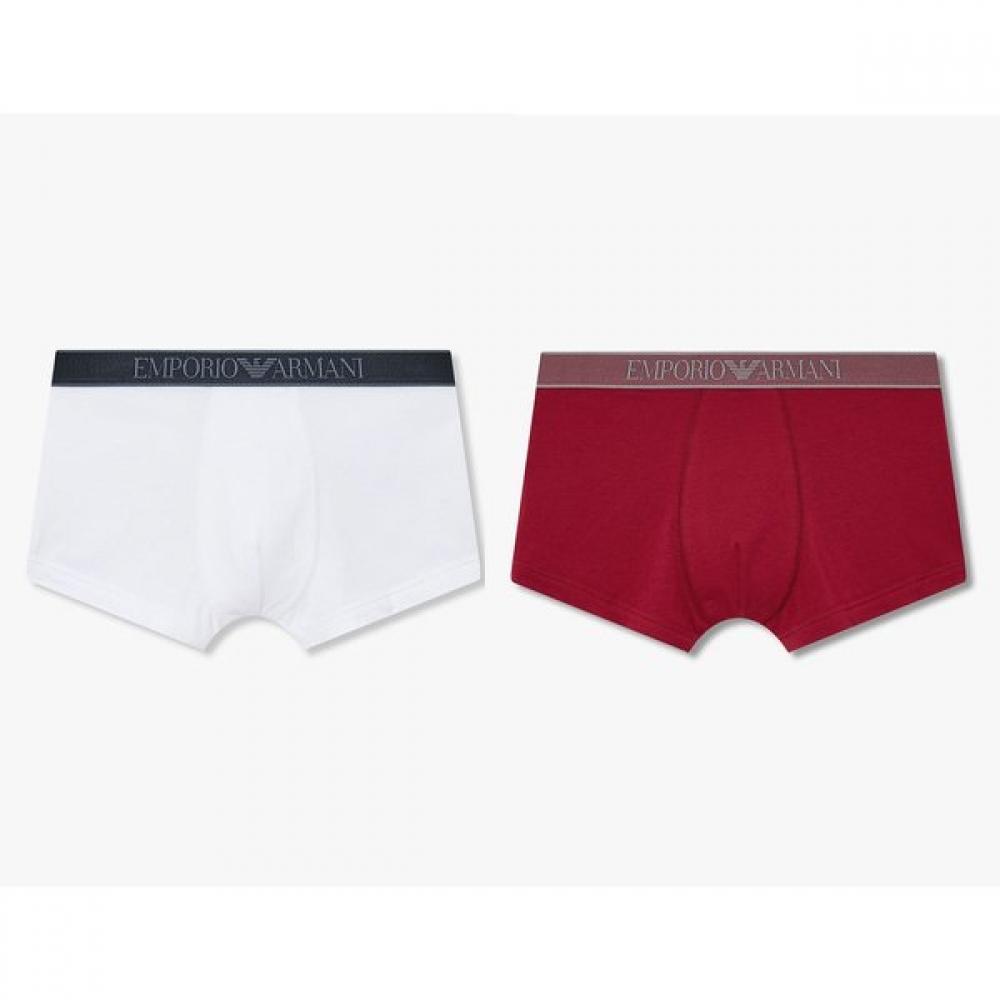 Emporio Armani Men S Embroidered Logo briefS waiSt Pattern 2Set 0815312009 0815312010 S(95)