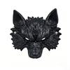Lustige Cosplay Halloween Wolfsmaske 3D Fellstruktur Werwolfmaske Party Kostümmaske Verkleidungs Requisite